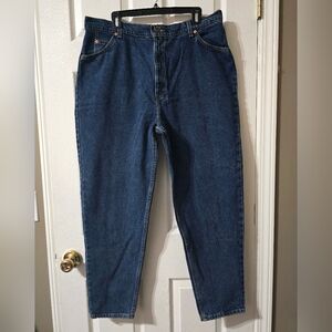 Vintage '97 Orange Tab Levi’s 922 Tapered Fit High Rise Jeans, Dark Wash, EUC!